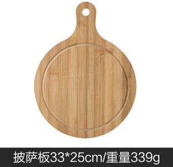 1 Houten Snijplank Bamboe Kan Hangen Dikke Natuurlijke Snijplank Keuken Koken Snijden Pizza Board