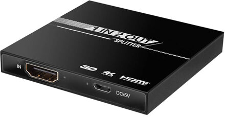 1 in 2 4K HDMI Splitter Ondersteunt 3D 1080P voor Xbox, PS4 PS3 Brand Stok Blue Ray Apple TV Roku HDTV