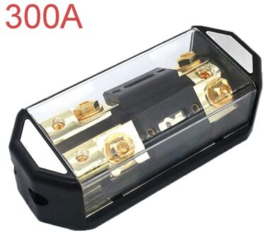 1 In 2 Manieren Out Auto Audio Power Verzekering Zetel Zekeringkast Met 100A 150A 200A 300A Vork Bout Zekeringen houder Fusibles Auto Oranje