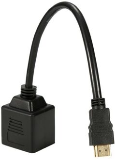 1 In 2 Uit 1080P Hdmi Standaard Port Male Naar 2 Vrouwelijke Spliter Kabel Adapter