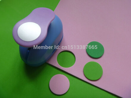1 inch (2.5 cm) Cirkel ambachtstempel eva foam punch perfurador de EVA scrapbooking snijder papier stoten