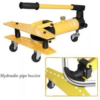 1 Inch Integral Manual Hydraulic Bender Galvanized Pipe Iron Tube Steel Pipe Bending Tools High And Low Pressure Plunger Design
