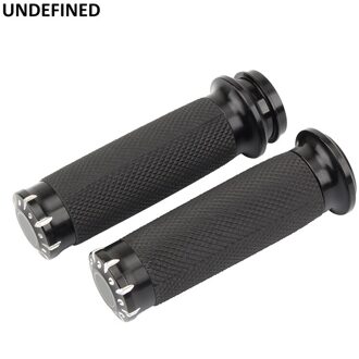 1 Inch Motorcycle Hand Grips Black Elektronische Gasklep Stuur Voor Harley Touring Road King Road Glide Dyna Fxdls Softail Tri