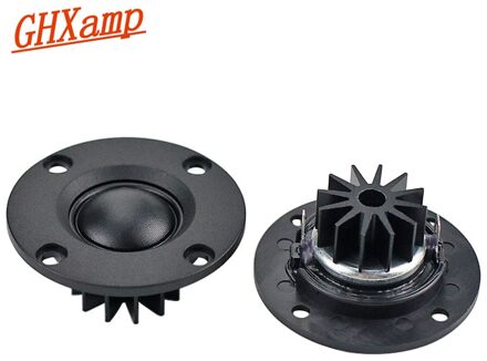 1 Inch Tweeter Speaker 6 Ohm 30W Hifi Soft Dome Zijde Film Treble Luidspreker Neodymium Getande Aluminium Koellichaam 2Pcs