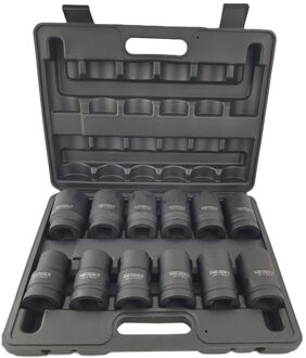 1" Krachtdoppen set 6-kant 12-delig 80mmL WT8880