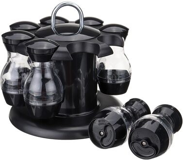 1 laag/2 Lagen 360 Roterende Kruidkruik Rack Keuken Aanrecht Display Organizer Fles Houder Stand Plank Potten 8stk