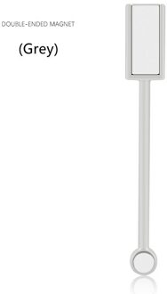 1 Magneet Tweekoppige Krachtige Cat 'S Eye Lijm Speciale Magneet, een Licht 3D Magic Cat 'S Eye Magneet grijs