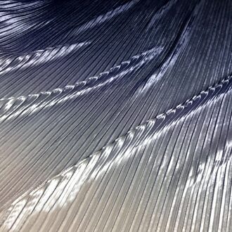 1 Meter 150 Cm 59.05 "Breedte Donkerblauw Grijs Fading Pleuche Fluwelen Accordeon Geplooide Stof Rok Jurk Doek Naaien materiaal MM472