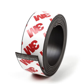 1 Meter 20*1 Mm Zelfklevende Flexibele Magnetische Strip Rubber Magneet Tape Breedte 20Mm Dikte 1 Mm