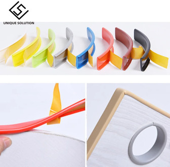 1 meter Adhesive U Edge Banding Edging Edgeband 9MM 10MM 12MM 16MM 18MM 22MM 28MM 32MM White Gray Black Red Blue Green Yellow