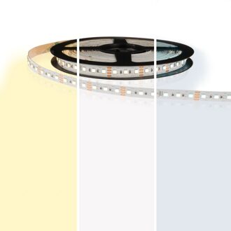 1 meter dual white led strip premium met 120 leds - losse strip