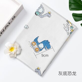 1 Meter Katoen Twill Gedrukt Doek Kinderen Cartoon Twill Stof Kussenslopen Zijn Single-Bed Stof Door De Werf dinosaurus