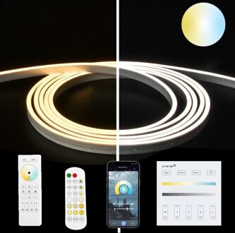 1 meter led flex dual white midi recht - complete set verlichting