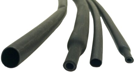 1 Meter/partij Black1mm2mm3mm4mm5mm6mm8mm10mm Diameter Hittekrimpbuis Krimpkous Krimpkous Hoezen Wrap Wire Verkoop Diy Connector 2 Mm