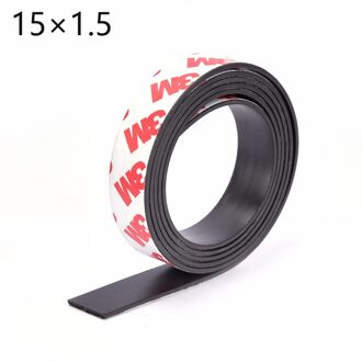 1 Meter zelfklevende Flexibele Magnetische Strip 3 M Rubber Magneet Tape breedte 15mm dikte 1.5mm 15*1.5