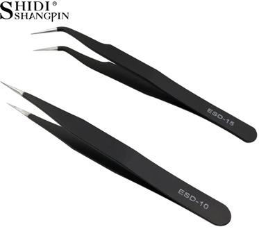 1*mink eyelash extension tweezers beauty makeup tools for lashes building matte eye lashes tweezers false eyelashes applicators