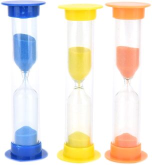 1 Minuten/2 Minuten/3 Minuten Kleurrijke Zandloper Zandloper Zand Klok Timers Desktop Klok