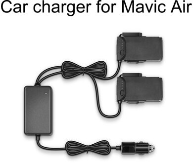 1 Naar 2 Auto Charger Voor Dji Mavic Air Drone Batterij Met 2 Batterij Opladen Poorten Snel Opladen Reizen Vervoer outdoor Oplader