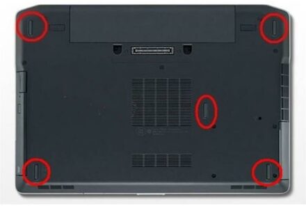 1 Notebook Rubber Foot for Dell Latitude E6320 E6420 E5420 & etc.