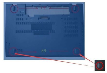 1 Notebook Rubber Foot for Lenovo Think P50s T560 T550 W550s & etc. - small