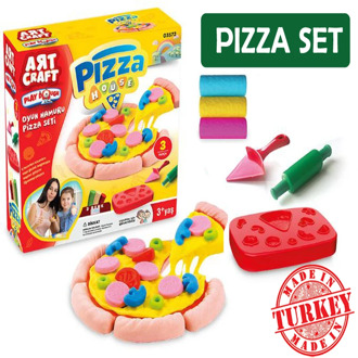 1 or 2 Sets Pizza Kids Colorful Play Doh-Dough Boy Girl CE Approved Fun Montessori Education Skill Non-Toxic Plastic Made Turkey