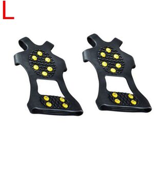 1 Paar 10 Studs Anti-Slip Sneeuw Ijs Klimmen Schoen Spikes Ice Grips Cleats Ijskrappen Winter Klimmen Anti-slip Schoenen Dekken 40 #