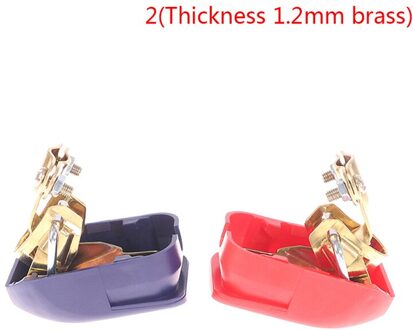 1 * Paar 12V Quick Release Batterij Terminals Klemmen Voor Auto Boot Motorfiets wit