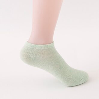 1 paar = 2 stks vrouwen Sokken Korte Vrouwelijke Mode Low Cut Ankle Sokken Voor Vrouwen Dames Korte Sokken zomer 8 Kleuren DakunhuiLC groen