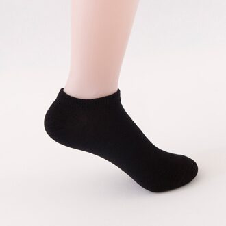 1 paar = 2 stks vrouwen Sokken Korte Vrouwelijke Mode Low Cut Ankle Sokken Voor Vrouwen Dames Korte Sokken zomer 8 Kleuren DakunhuiLC zwart