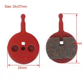 1 Paar/2 Stuks Mountainbike Metal Schijfremblokken Voor Shimano M446 355 395 BB5 (TP-02B)