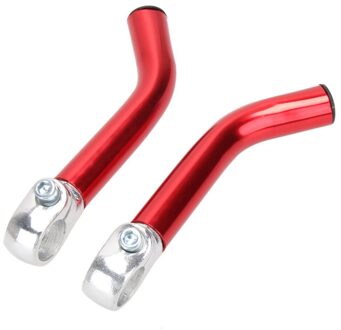 1 Paar 22.2Mm Fiets Rest Shofar Stuur Clip Op Aero Bars Stuur Fiets Aluminium Mtb Road Fietsen Stuur #4 Rood