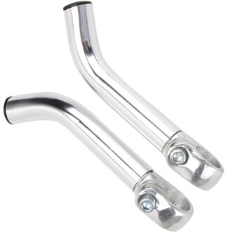 1 Paar 22.2Mm Fiets Rest Shofar Stuur Clip Op Aero Bars Stuur Fiets Aluminium Mtb Road Fietsen Stuur #4 wit