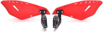 1 Paar 22 Mm Motorcycle Hand Guard Handvat Protector Shield Motorbike Motocross Winddicht Stuur Handguards Bescherming Gear rood