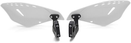 1 Paar 22 Mm Motorcycle Hand Guard Handvat Protector Shield Motorbike Motocross Winddicht Stuur Handguards Bescherming Gear wit