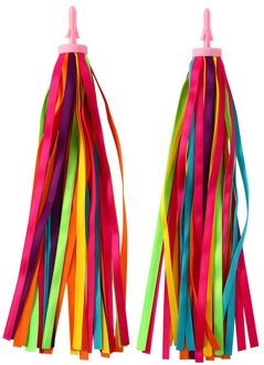 1 Paar 30 Cm Fiets Scooter Stuur Kleurrijke Lint Fietsaccessoires Fietsstuur Streamer B
