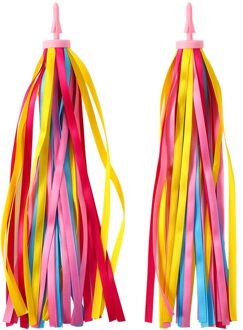 1 Paar 30 Cm Fiets Scooter Stuur Kleurrijke Lint Fietsaccessoires Fietsstuur Streamer D