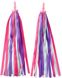 1 Paar 30 Cm Fiets Scooter Stuur Kleurrijke Lint Fietsaccessoires Fietsstuur Streamer