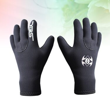 1 Paar 3Mm Neopreen Duiken Anti-Slip Snorkelen Onderwater Zwemmen Apparaat-Size zwart 2