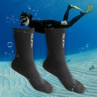 1 Paar 3Mm Zwemmen Boot Sokken Scuba Wetsuit Neopreen Duiken Sokken Voorkomen Krassen Opwarming Snorkelen Sokken Xl