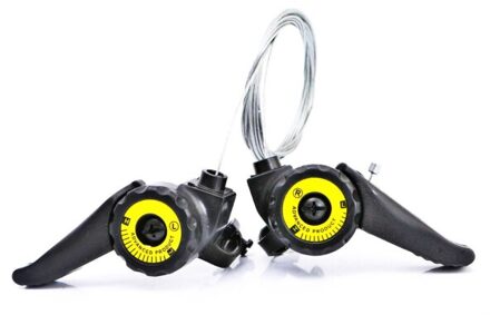 1 Paar 3x 5/6/7 Speed Mtb Duim Shifter Top Mount Shifters Met Innerlijke Kabel Mountain Racefietsen duim Gear Shifter Lever