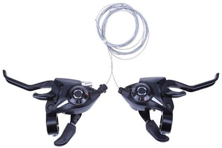 1 Paar 3X7 21 Speed Fiets Shifter Brake Siamese Derailleurs Weg Mountainbike Fietsen Disc Handvat Shifter Hendels voor Mtb