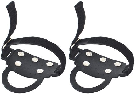 1 Paar 5 Tanden Verstelbare Stijgijzers Sneeuw Wandelen Magic Sticker Draagbare Wandelen Klimmen Ice Gripper Sport Outdoor Anti Slip