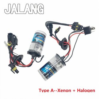 1 Paar 55W 12V Auto Licht Xenon H4 Hi/Low Xenon Hid Lamp Koplamp Xenon + Halogeen lamp H4 Koplamp Vervanging Accessoires 6000K