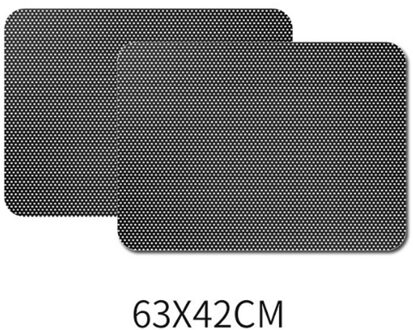 1 Paar 630*420Mm Uv Sticker Auto Zonnescherm Elektrostatische Stickers Auto Statische Film Adsorptie Kracht Zonnescherm Stickers Auto styling