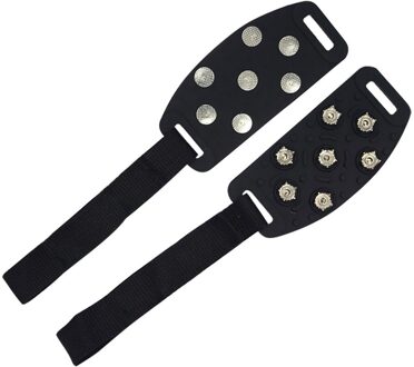 1 Paar 7 Tooth Anti-Slip Ice Gripper Spike Winter Klimmen Anti-Slip Sneeuw Spikes Grips Cleats Over schoenen Covers Ice Crampon