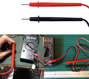 1 Paar 70Cm Multimeter Probe Test Digitale Multimeter Pen Multi Meter Tester Lead Wire Probe Pen Kabel 1000V 10A