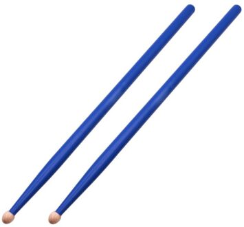 1 Paar 7A Maple Drum Sticks Voor Kids Houten Antislip Drumsticks Elektronische Drum Rack Drumsticks Jazz Drum Percussie Instrument blauw
