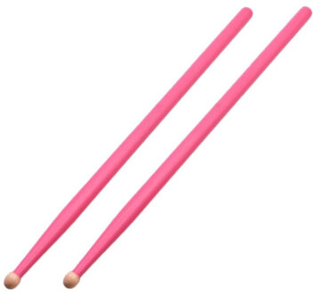 1 Paar 7A Maple Drum Sticks Voor Kids Houten Antislip Drumsticks Elektronische Drum Rack Drumsticks Jazz Drum Percussie Instrument wit