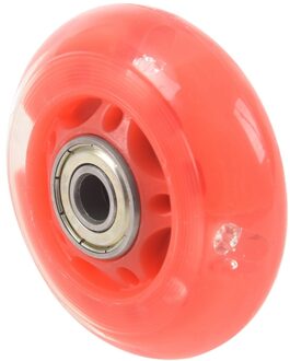 1 Paar 8Mm Dia 608ZZ Lager Inline Scooter Schaatsen Skate Wiel Rood
