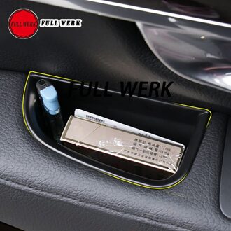 1 Paar Abs Auto Voor Innerlijke Deur Opbergdoos Console Organizer Houder Voor S90 Interieur Accessoire